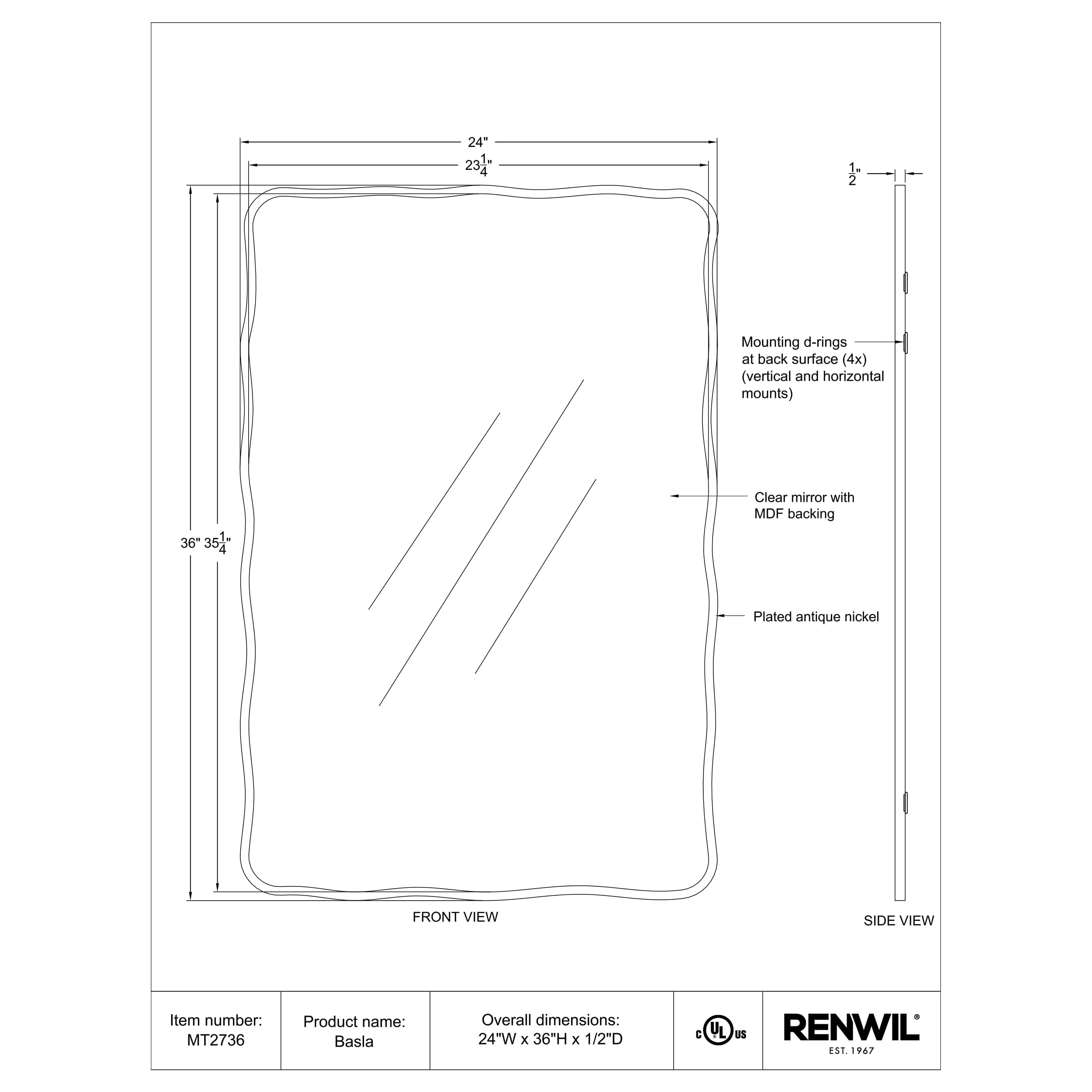 Balsa - available in various shapes, sizes, and frame styles | Image 5 | InSTYLE Home & Rugs