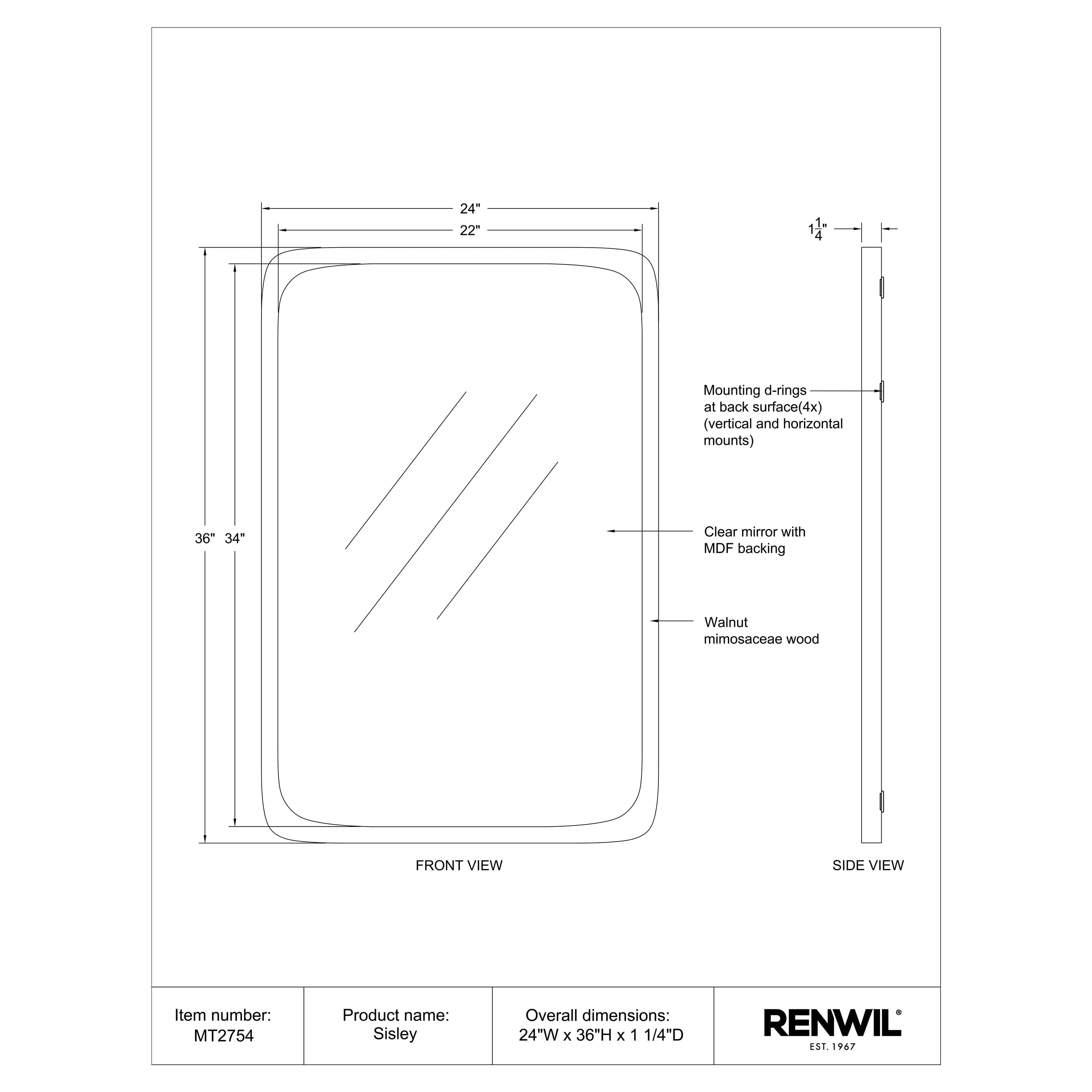 Sisley - available in various shapes, sizes, and frame styles | Image 5 | InSTYLE Home & Rugs