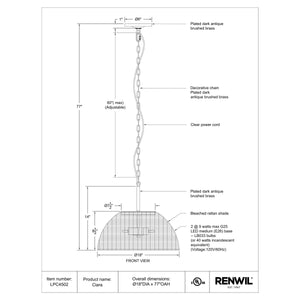 Ciara - from table lamps to chandeliers and floor lamps | Image 6 | InSTYLE Home & Rugs