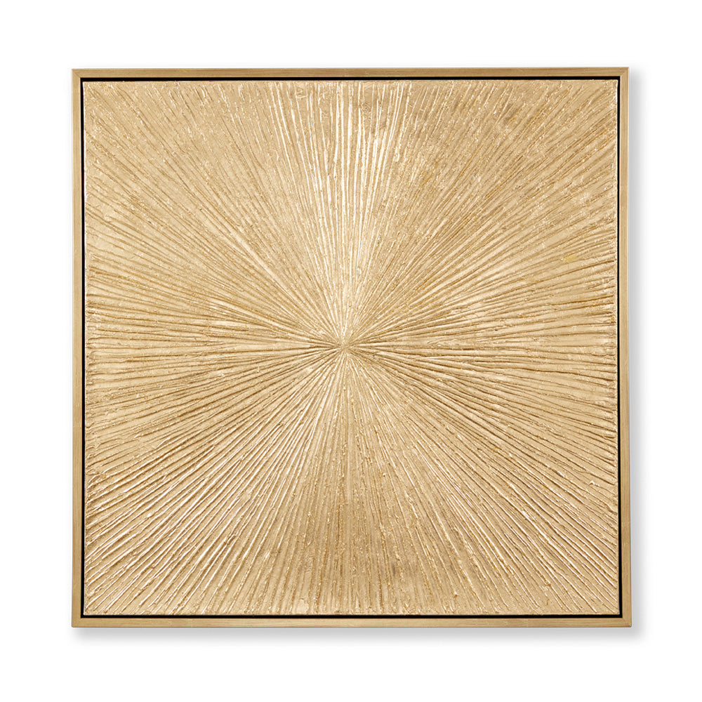 Wall Art GOLD SUN BURST - modern gold wall art | Image 1 | InSTYLE Home & Rugs