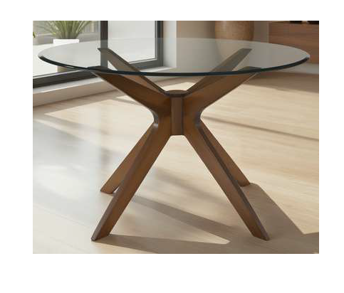 Corinne Dining Table GY-DT-1834 Walnut color wood finish - comfortable dining experience | Image 1 | InSTYLE Home & Rugs