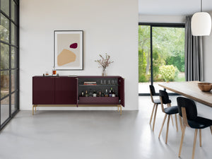 BDI ZIG CREDENZA Console 7649 - compact console for organizing entryway or hallway essentials | Image 10 | InSTYLE Home & Rugs