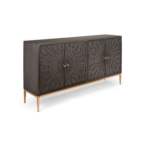 Harold 4-Door Sideboard - sleek sideboard for storage | Image 1 | InSTYLE Home & Rugs