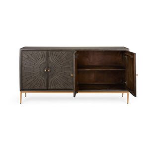 Harold 4-Door Sideboard - sleek sideboard for storage | Image 4 | InSTYLE Home & Rugs