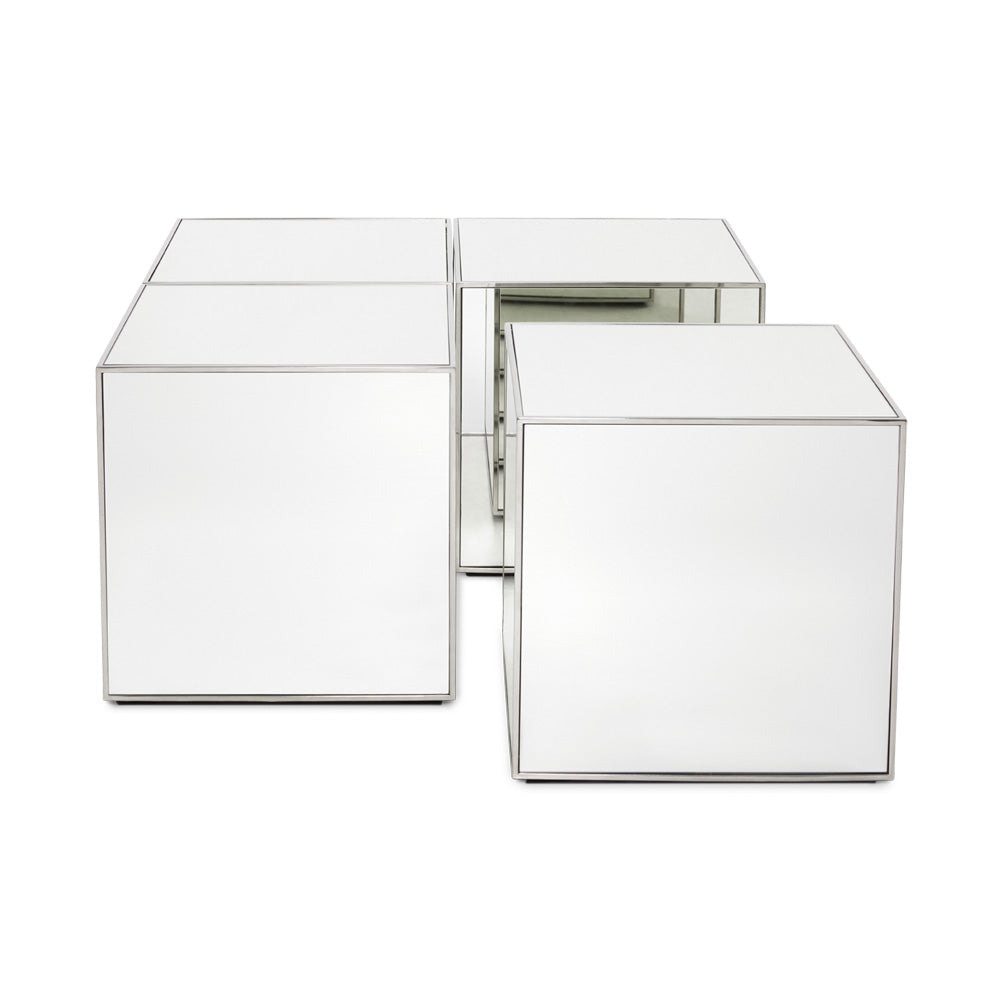 Mirror Cube Coffee Table - modern design for any room | Image 3 | InSTYLE Home & Rugs