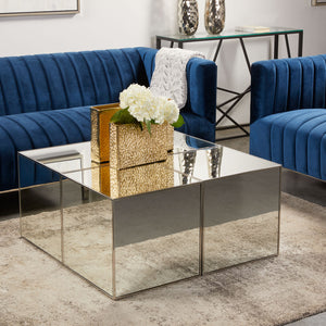 Mirror Cube Coffee Table - modern design for any room | Image 2 | InSTYLE Home & Rugs