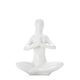 Yoga White Ceramic Decor Figure - Praying