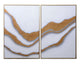 Gold Abyss (set Of 2) - 40" X 60" - Gold Floater F