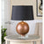 Armel Oxidized Copper Table Lamp. instylehome.ca