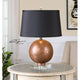 Armel Oxidized Copper Table Lamp