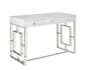 Baccarat White Desk - perfect for work or study | Image 1 | InSTYLE Home & Rugs