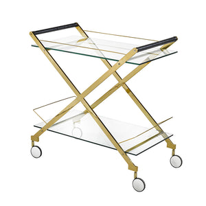 Bermuda Bar Cart - perfect for small spaces | Image 1 | InSTYLE Home & Rugs