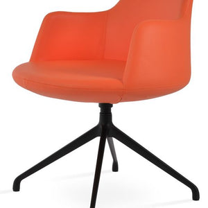 Dervish Spider Swivel Dining Chair - comfortable dining experience | Image 4 | InSTYLE Home & Rugs