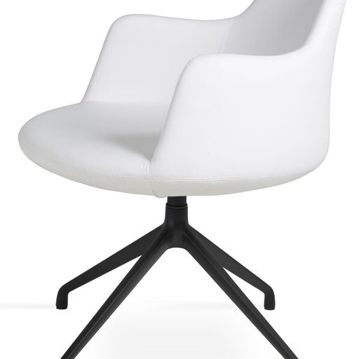 Dervish Spider Swivel Dining Chair - comfortable dining experience | Image 5 | InSTYLE Home & Rugs