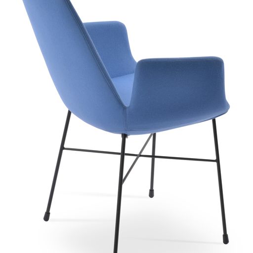 Eiffel Arm Cross Dining Chair - stylish chairs for any table | Image 2 | InSTYLE Home & Rugs