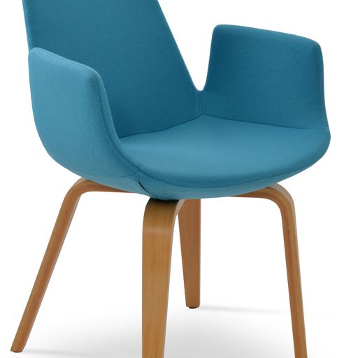 Eiffel Arm Plywood Dining Chair - stylish chairs for any table | Image 1 | InSTYLE Home & Rugs