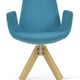 Eiffel Arm Pyramid Swivel Dining Chair