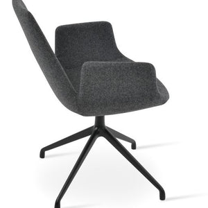 Eiffel Arm Spider Swivel Dining Chair - stylish chairs for any table | Image 4 | InSTYLE Home & Rugs