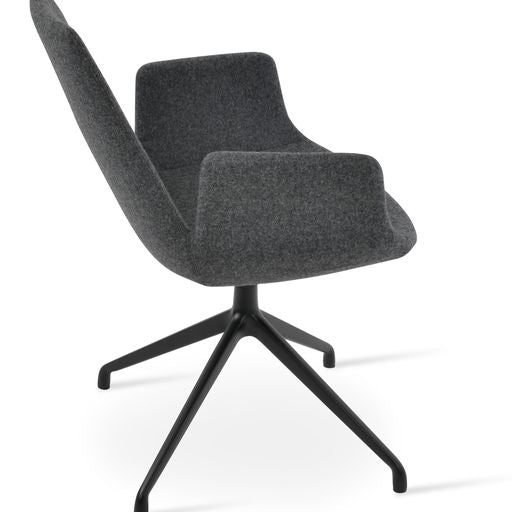 Eiffel Arm Spider Swivel Dining Chair - stylish chairs for any table | Image 4 | InSTYLE Home & Rugs