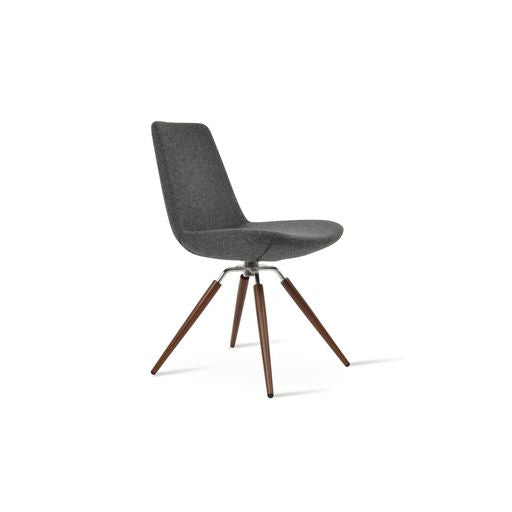 Eiffel Carrot Swivel Dining Chair - stylish chairs for any table | Image 1 | InSTYLE Home & Rugs