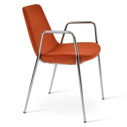 Eiffel Classy Arm Metal Chair - variety of styles from classic to contemporary | Image 1 | InSTYLE Home & Rugs