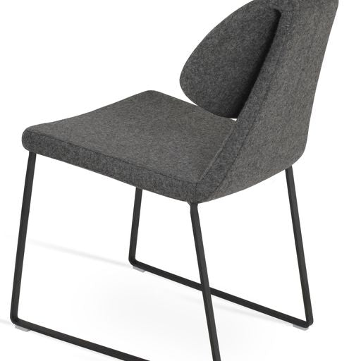 Gakko Sled Dining Chair - stylish chairs for any table | Image 2 | InSTYLE Home & Rugs
