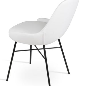 Gazel Cross Chair - comfortable seating for dining and office spaces | Image 2 | InSTYLE Home & Rugs