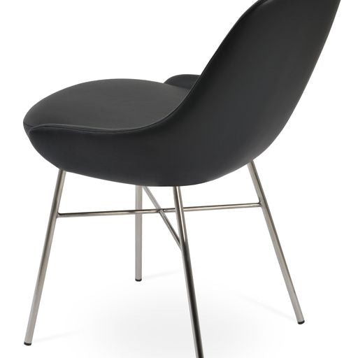 Gazel Cross Chair - comfortable seating for dining and office spaces | Image 4 | InSTYLE Home & Rugs