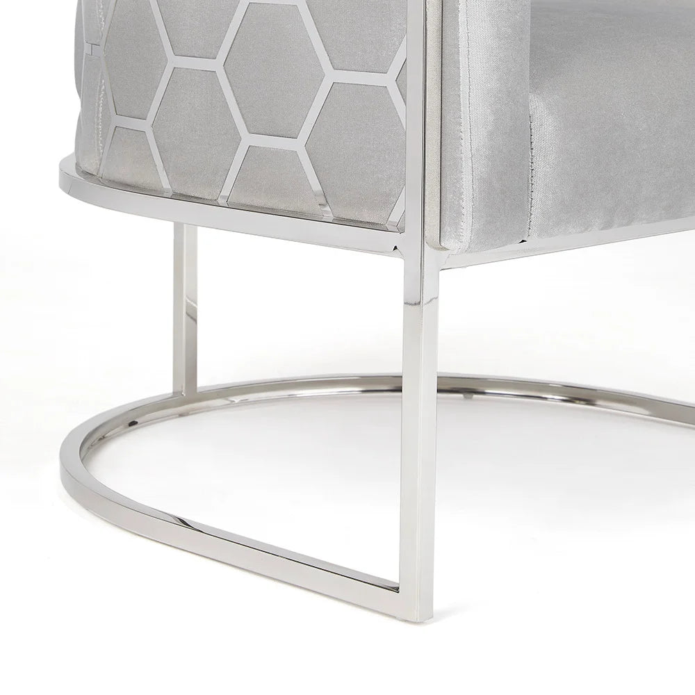 Honeycomb Accent Chair - modern accent chair | Image 10 | InSTYLE Home & Rugs