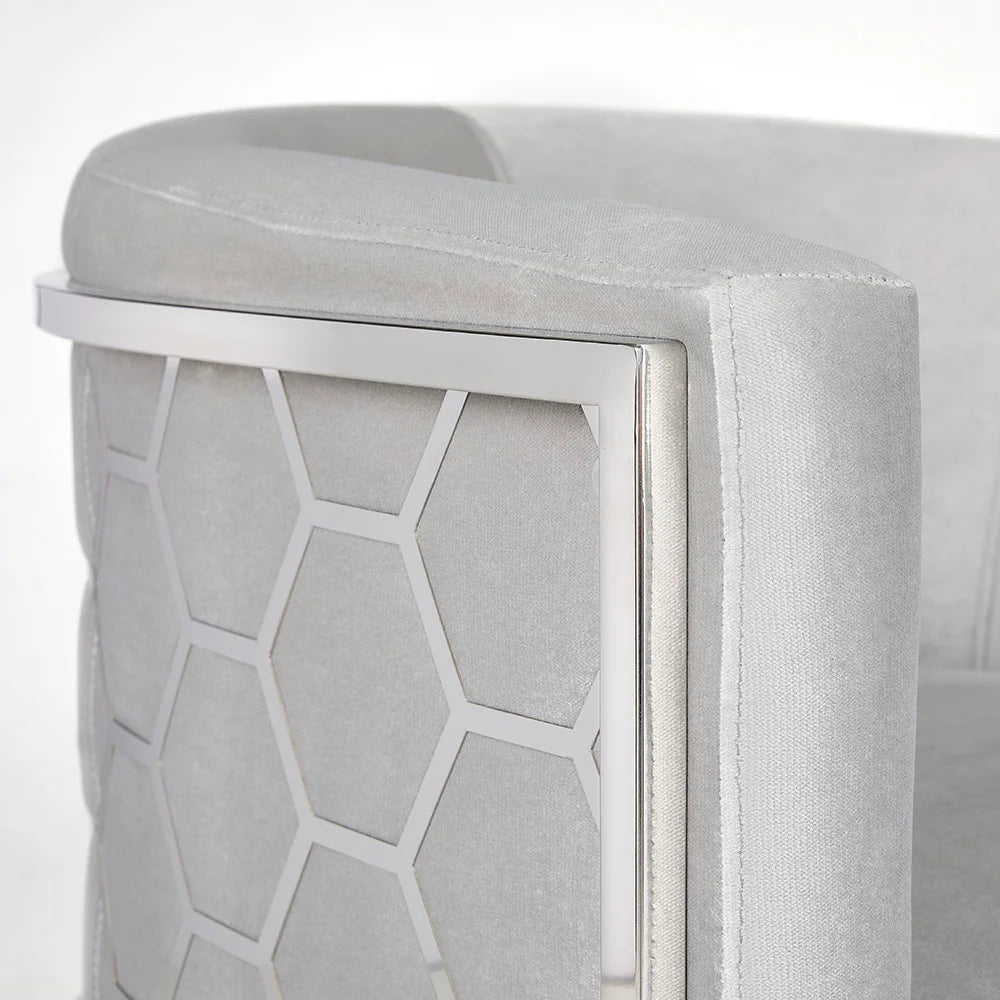 Honeycomb Accent Chair - modern accent chair | Image 11 | InSTYLE Home & Rugs