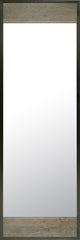 21X60.25 Gray Wood W Black Trim Modern Mirr (Bevel Mirror)