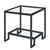 Krista Black End Table instylehome.ca