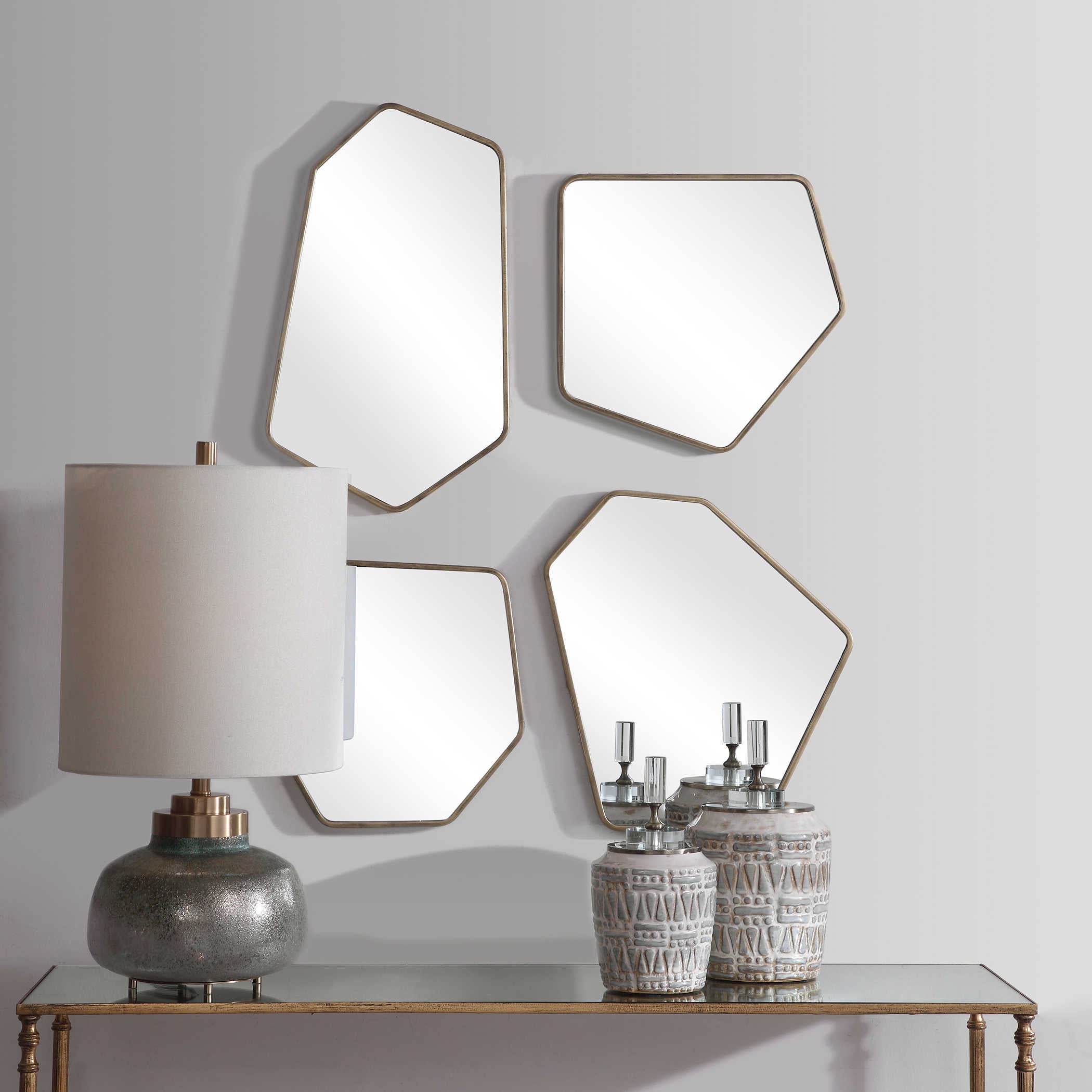 LINNEAH MIRRORS (Set of 4) - perfect for enhancing light and creating a sense of space | Image 4 | InSTYLE Home & Rugs