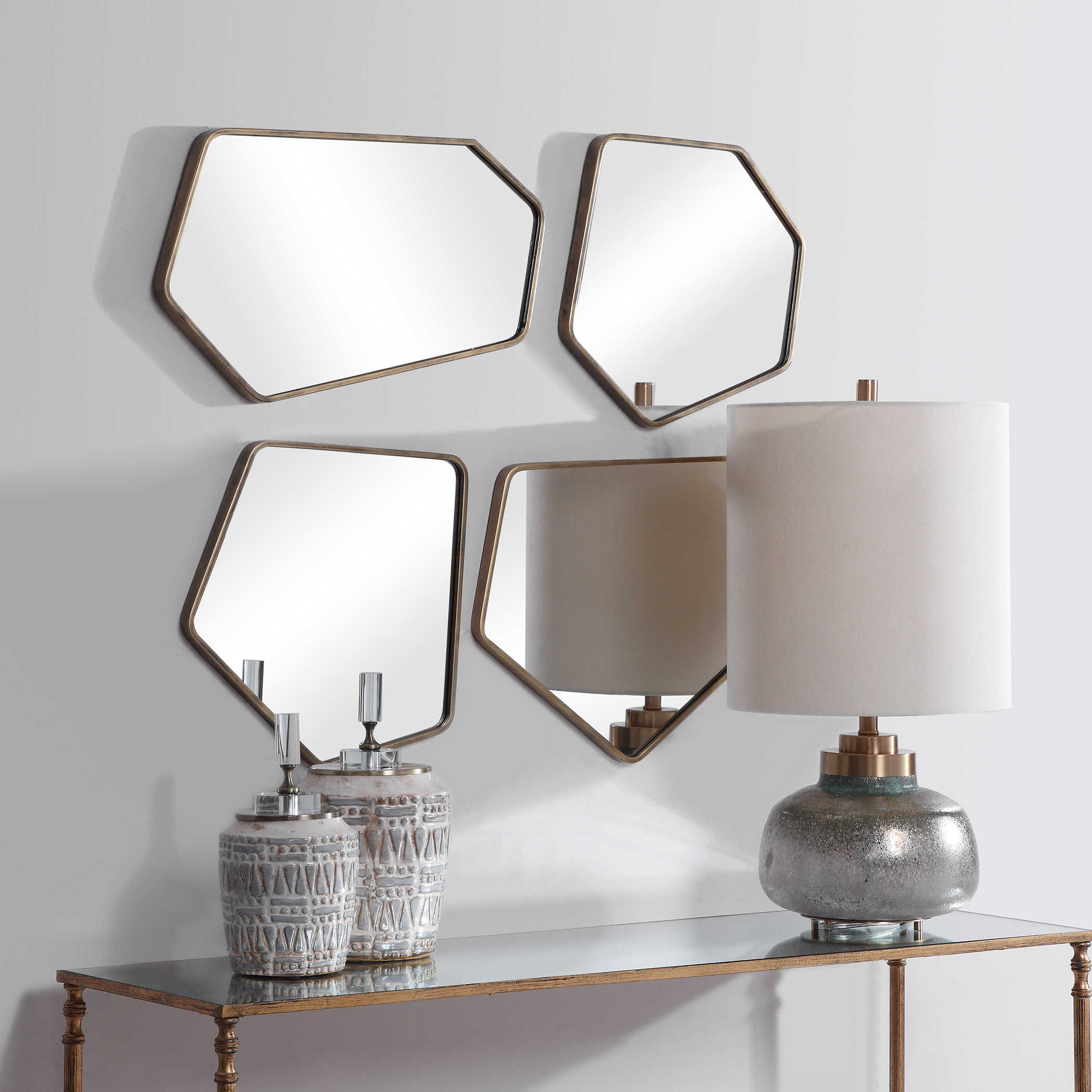 LINNEAH MIRRORS (Set of 4) - perfect for enhancing light and creating a sense of space | Image 2 | InSTYLE Home & Rugs