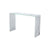 MARBLE LOOK BENT GLASS CONSOLE TABLE