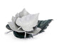 Macee Enamel Decorative Leaf Trays - Set of 3