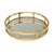 Round Gold Tray GY-1244G instylehome.ca