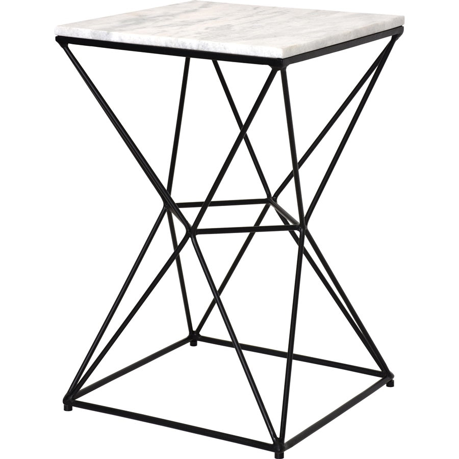 Symmetry End Table - small accent table with storage for a clutter-free space | Image 1 | InSTYLE Home & Rugs