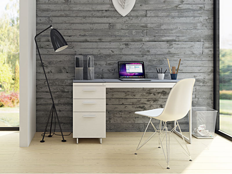 BDI Centro 3-Drawer File Cabinet 6414 - wooden drawer file with secure lock for sensitive files | Image 3 | InSTYLE Home & Rugs