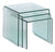 Dawn Large Glass Nesting tables - www.instylehome.ca