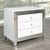 White Mirror Side Table Large - www.instylehome.ca